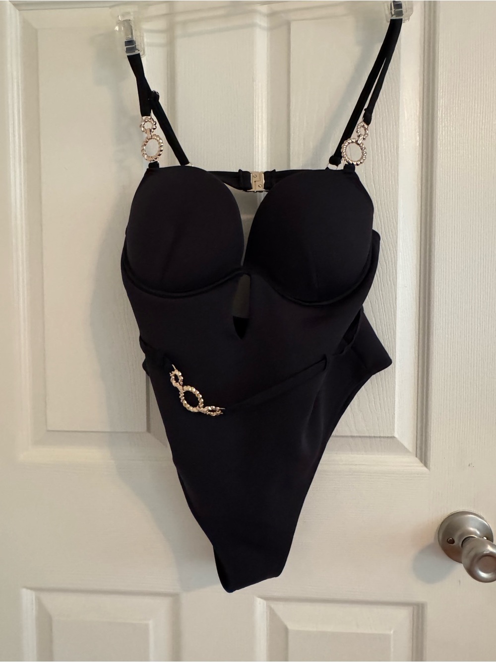 Riverlsland Plunge Ring Belt One-piece Swimsuit - Picture 3 of 6